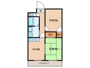 ラポールサワイの物件間取画像